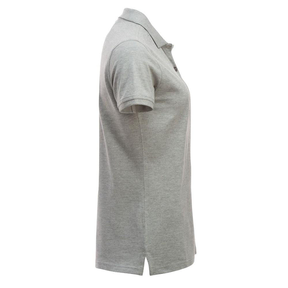 Grey Melange - Lifestyle - Clique Womens-Ladies Classic Marion Melange Polo Shirt