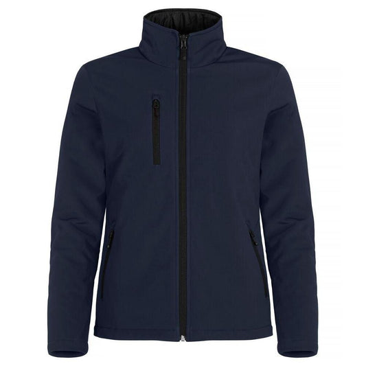 Dark Navy - Front - Clique Womens-Ladies Padded Soft Shell Jacket