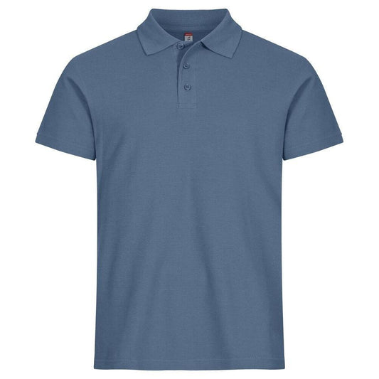 Steel Blue - Front - Clique Mens Basic Polo Shirt