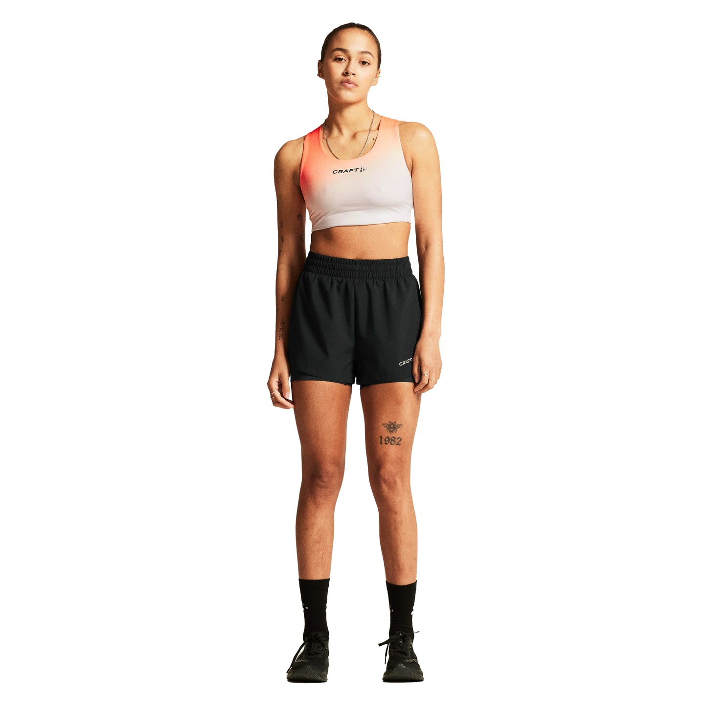 Black - Lifestyle - Craft Womens-Ladies ADV Essence 2 in 1 Casual Shorts