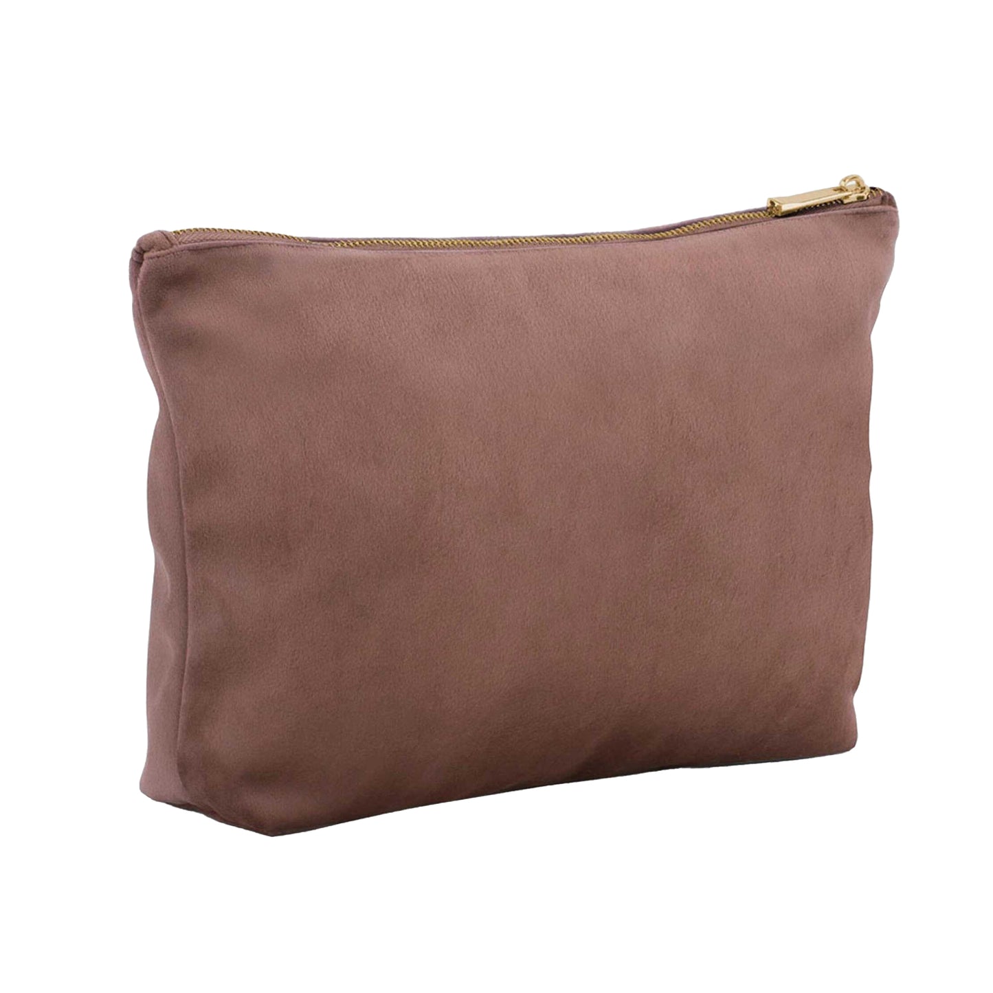Rose Quartz - Front - Bagbase Velvet Pouch