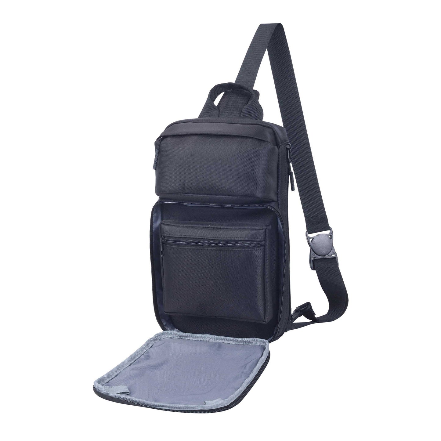 Black - Side - Shugon Gap Crossbody Bag