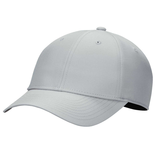 Light Smoke Grey-Black - Front - Nike Blank Structured Baseball Cap