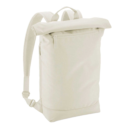 Beige - Front - Bagbase Simplicity Lite Roll Top Backpack