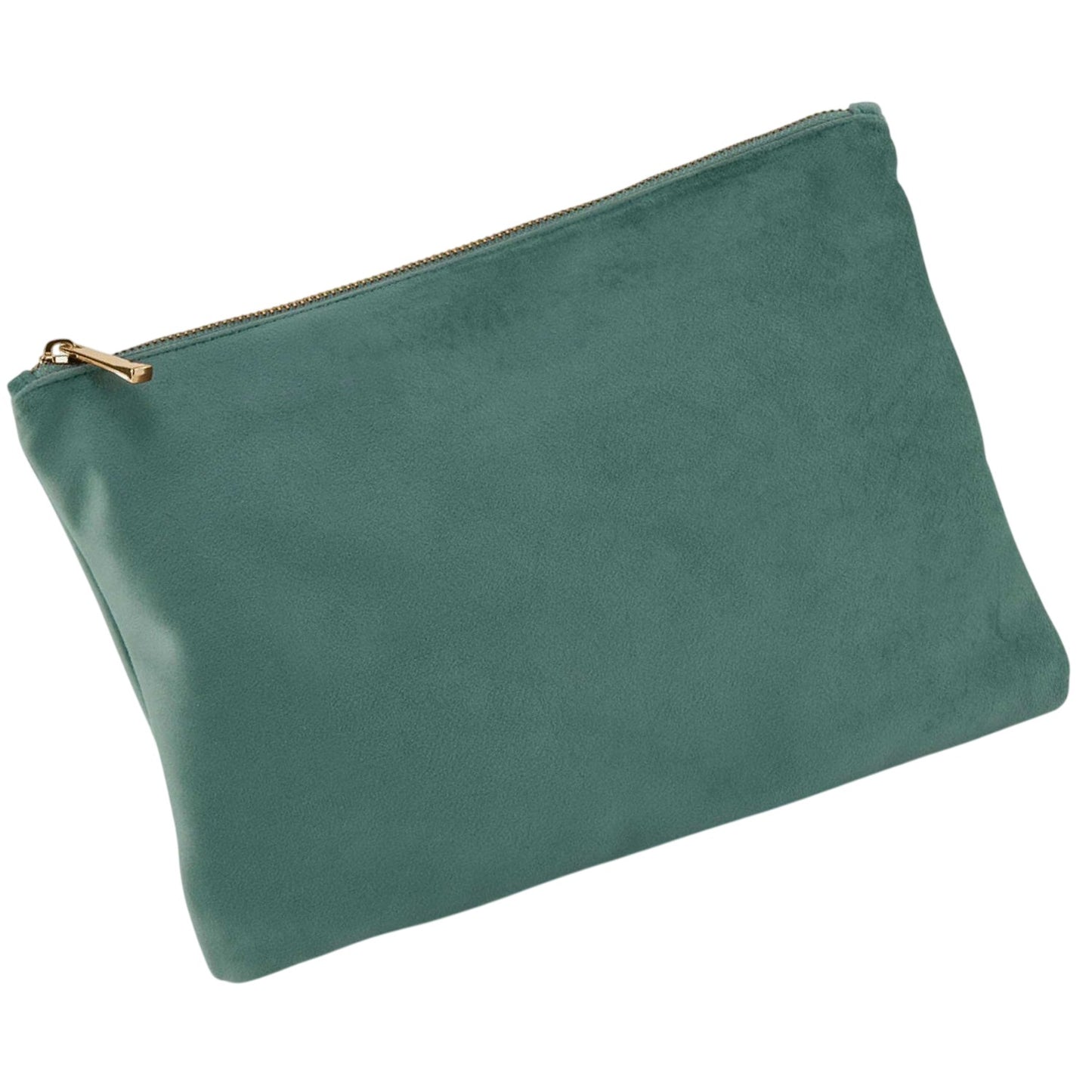 Jade - Back - Bagbase Plain Velvet Pouch