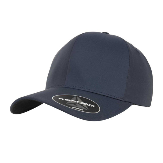 Navy - Front - Flexfit Delta Adjustable Cap