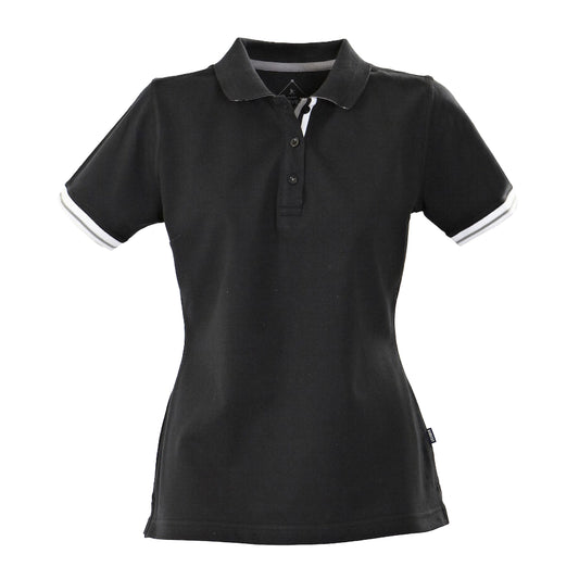 Black - Front - James Harvest Womens-Ladies Antreville Polo Shirt