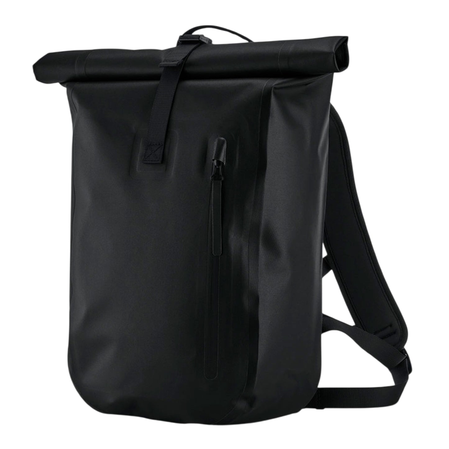 Black - Back - Quadra Lite Roll Top Waterproof Backpack