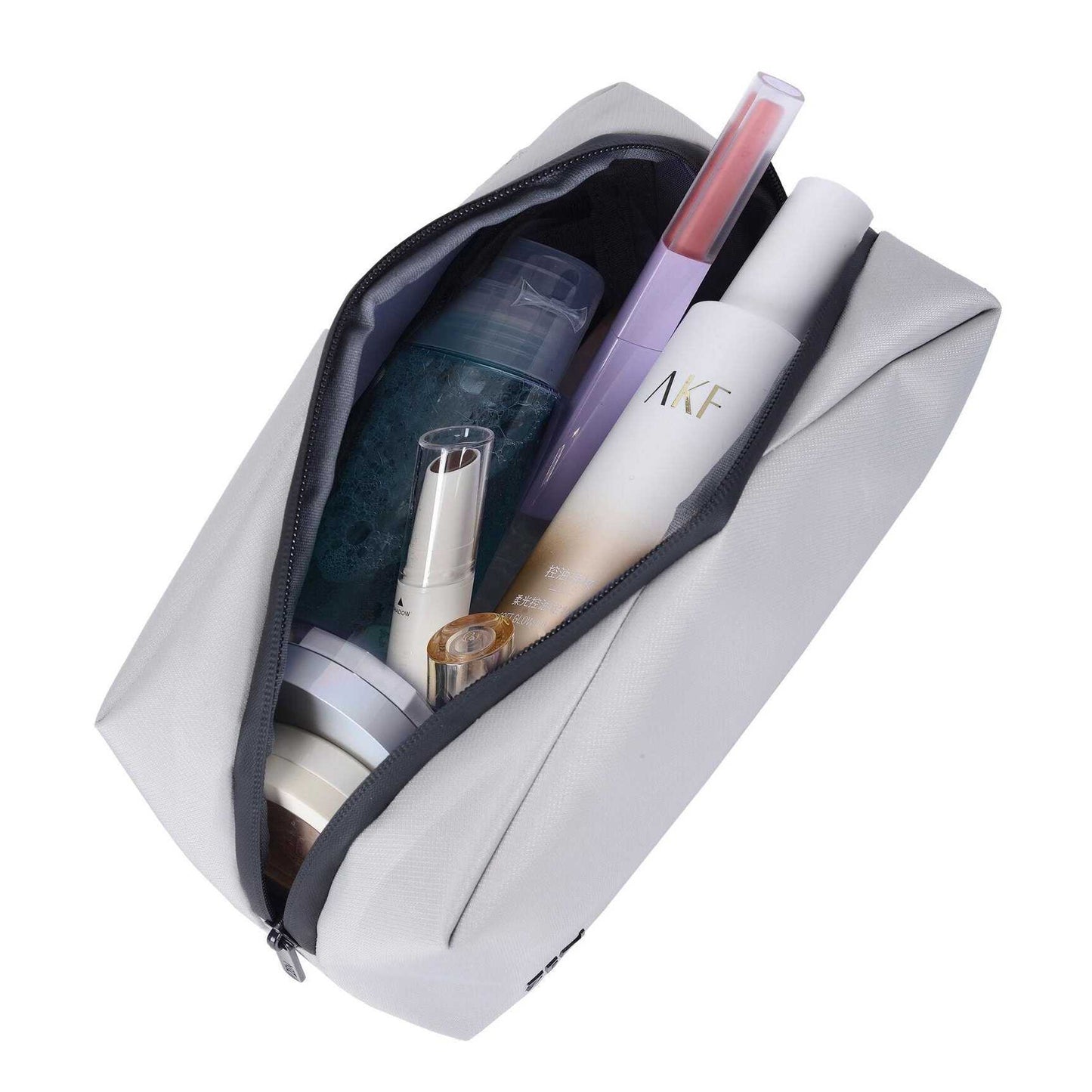 Light Grey - Side - Shugon Prato Stylish Toiletry Bag