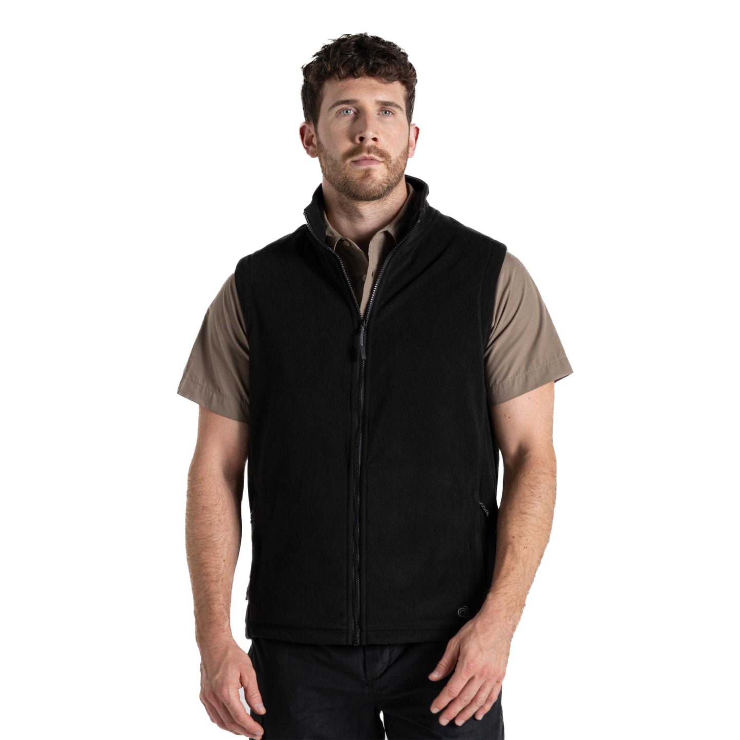 Black - Back - Craghoppers Expert Mens Corey Fleece Gilet