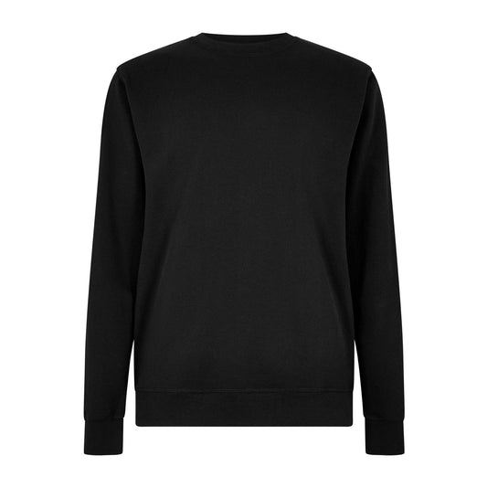 Black - Front - Kustom Kit Mens Pique Regular Sweatshirt