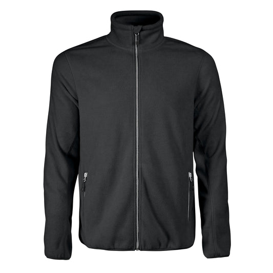 Black - Front - Printer Mens Rocket Full Zip Fleece Jacket