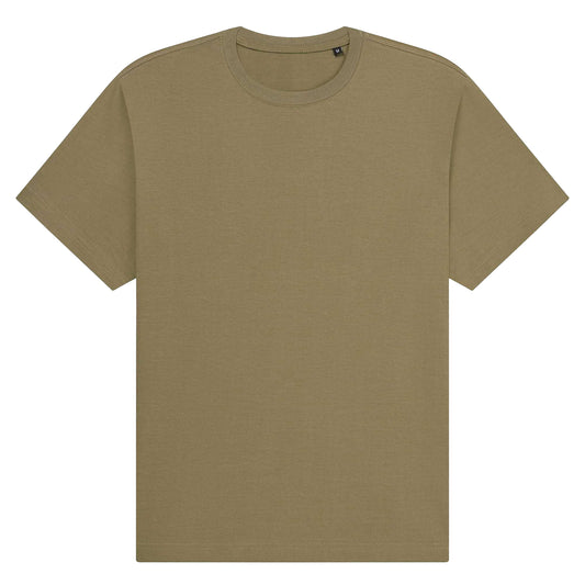 Army - Front - UCC Label Free Collection Unisex Adult Organic Heavy T-Shirt