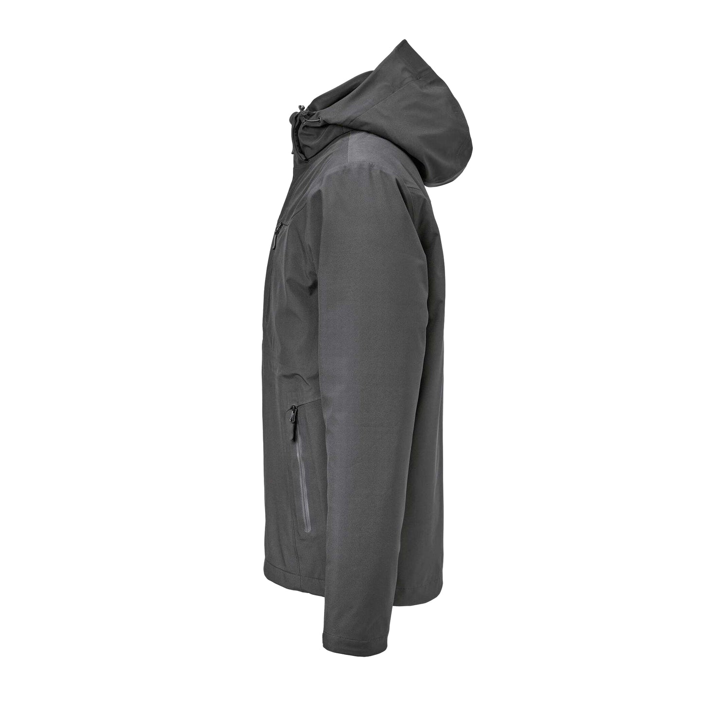 Steel Grey - Side - James Harvest Mens Pinnacles Jacket