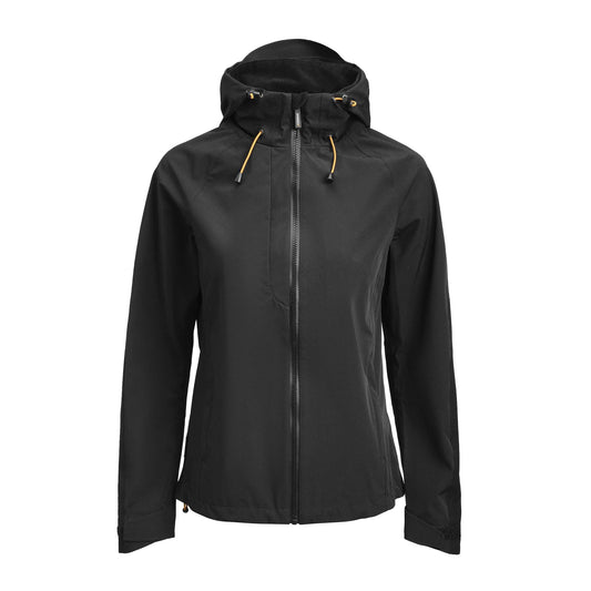 Black - Front - Jobman Womens-Ladies Oxygen Soft Shell Jacket