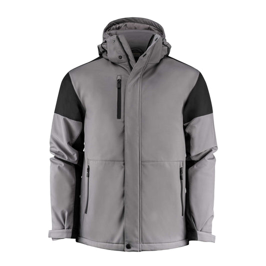 Anthracite-Black - Front - Printer Mens Padded Soft Shell Jacket