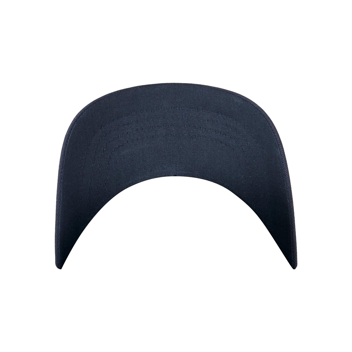 Dark Navy-Dark Navy - Close up - Flexfit Unisex Adult Wooly Combed Baseball Cap