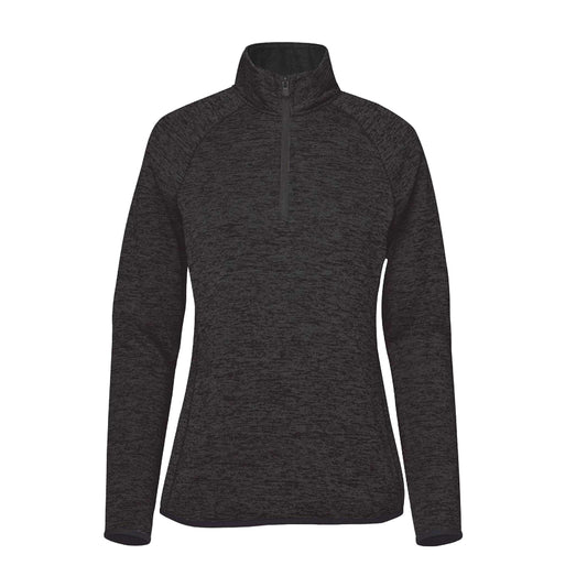 Black Heather - Front - Stormtech Womens-Ladies Yosemite Pullover