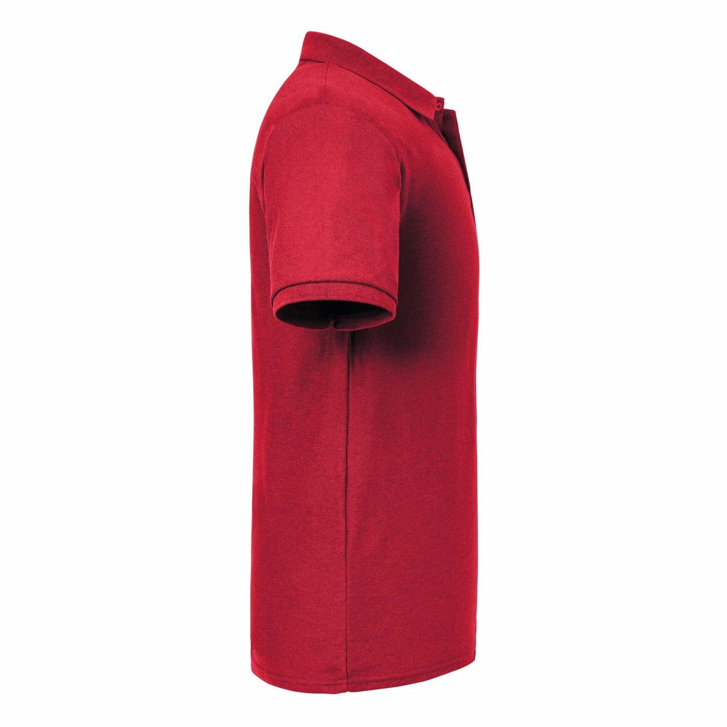 Classic Red - Side - Russell Mens Authentic Eco Polo Shirt