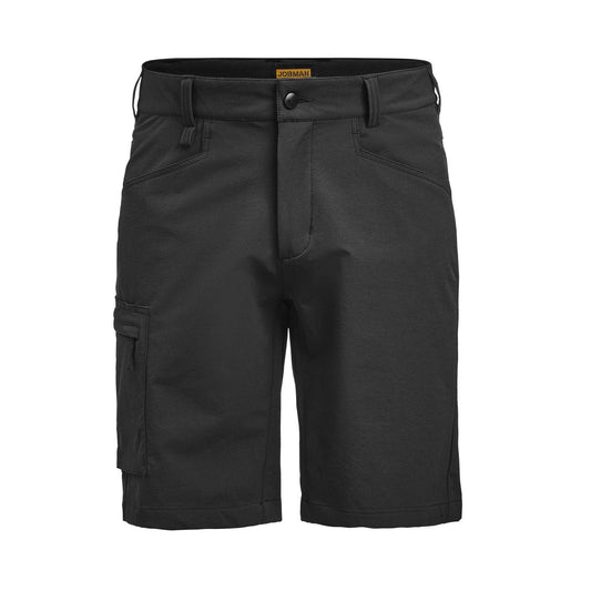 Black - Front - Jobman Womens-Ladies Service Stretch Shorts