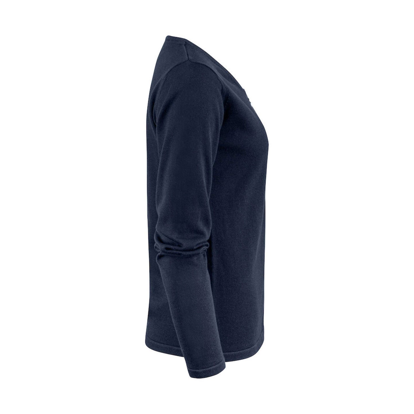 Navy - Lifestyle - James Harvest Womens-Ladies Knitted Cardigan