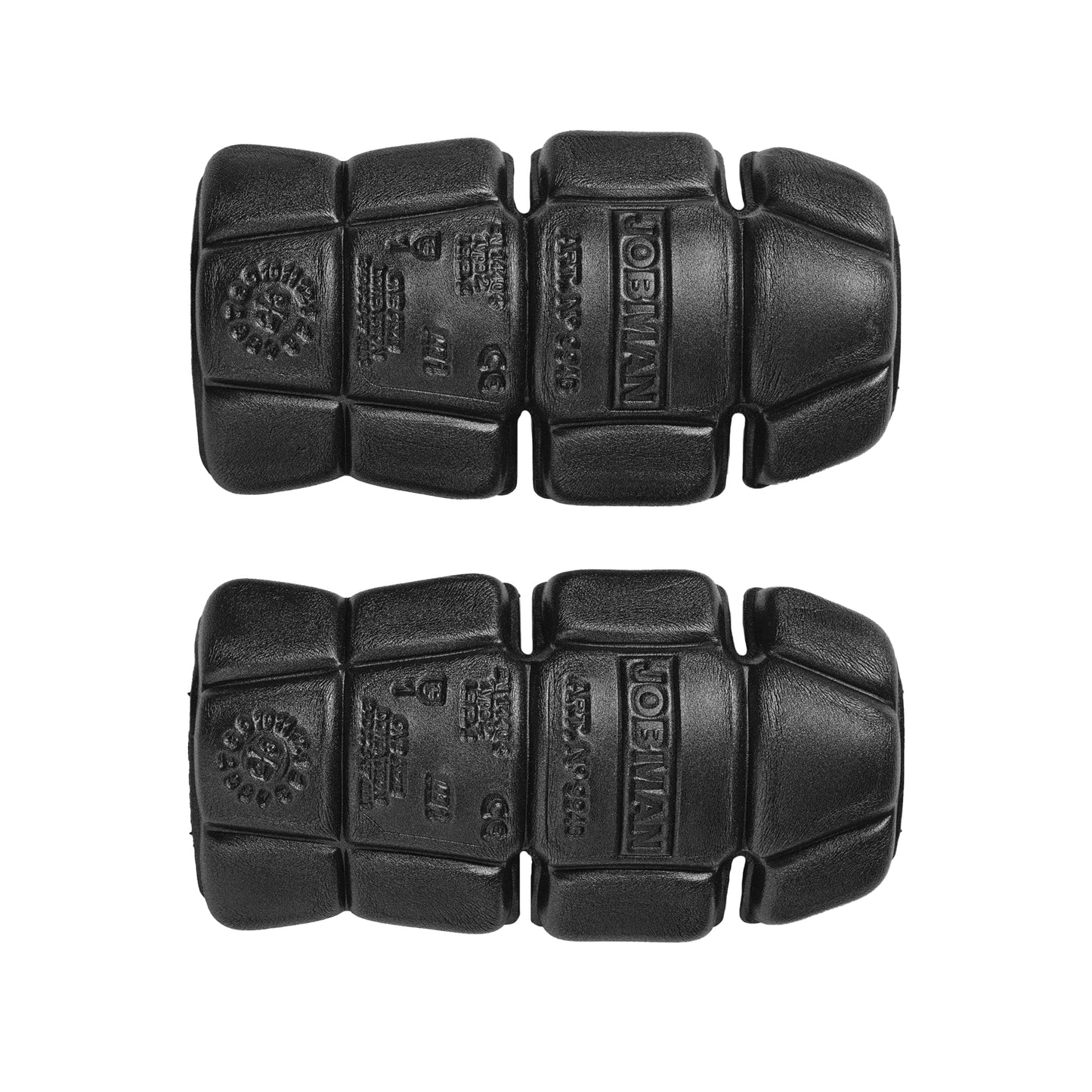 Black - Back - Jobman Lightweight Logo Knee Pad