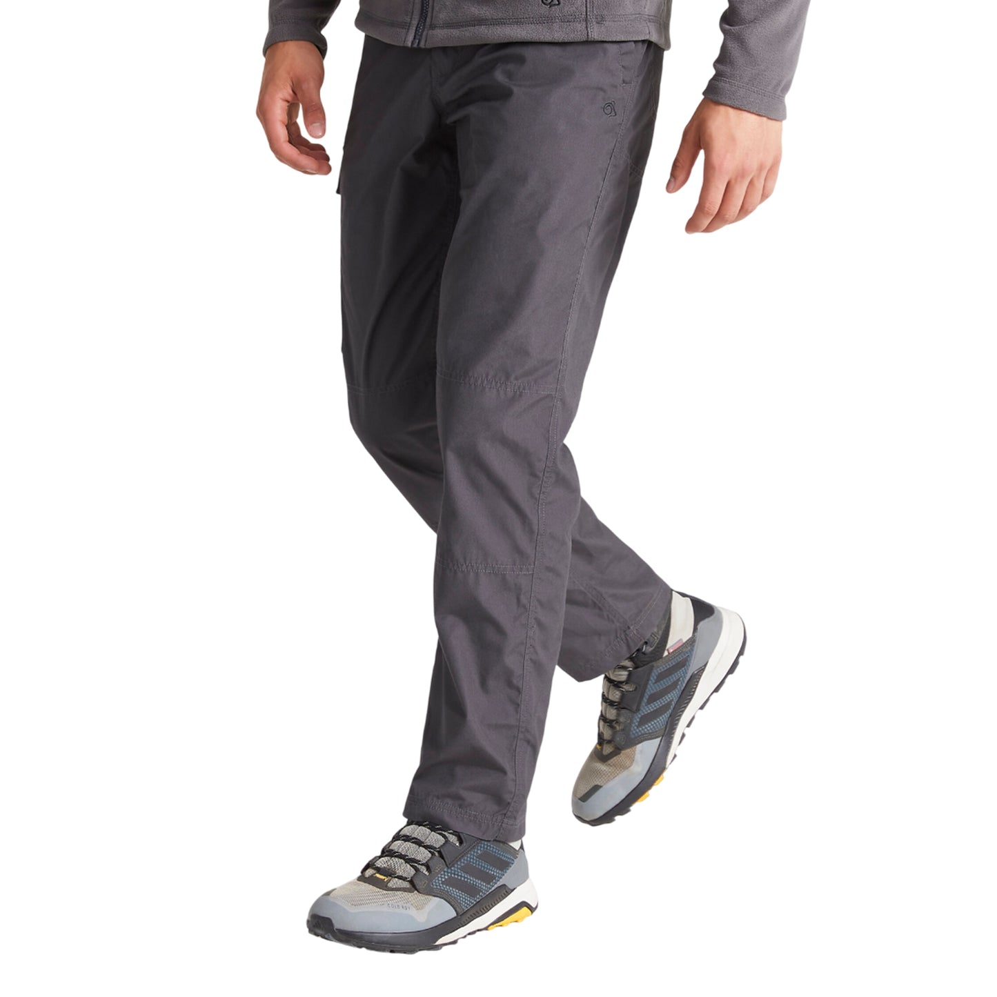 Carbon Grey - Side - Craghoppers Expert Mens Kiwi Tailored Trousers