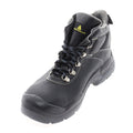 Black - Side - Panoply Unisex Sault Safety Boot - Footwear