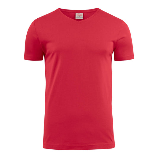Fresh Green - Front - Printer Mens V Neck T-Shirt