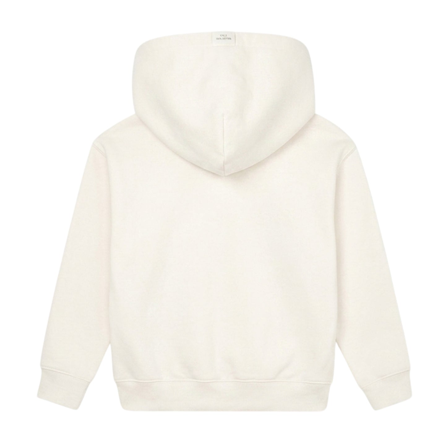Natural - Back - Mantis Childrens-Kids Essential Organic Hoodie