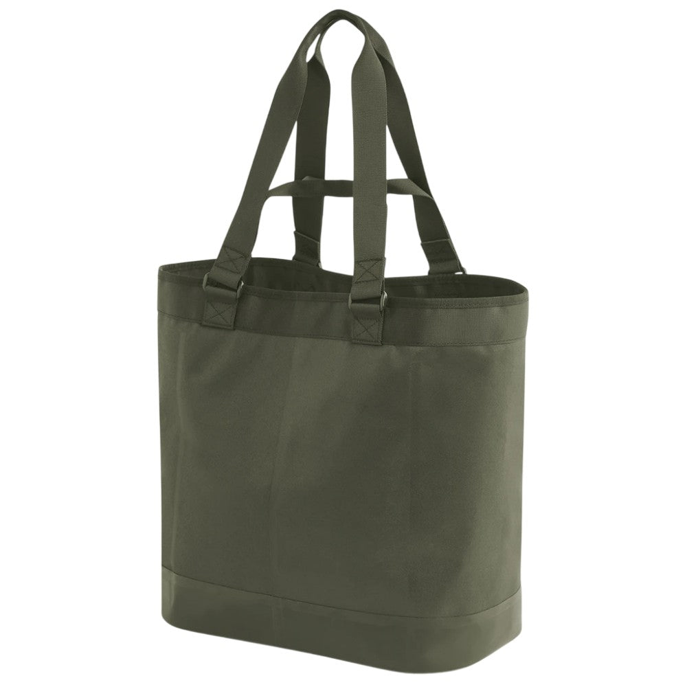 Olive Green - Side - Quadra Waterproof 35L Tote Bag