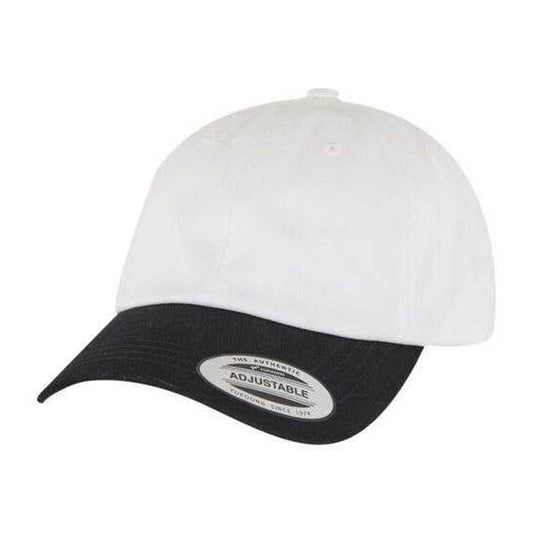 White-Black - Front - Flexfit Classic Two Tone Low Profile Baseball Cap