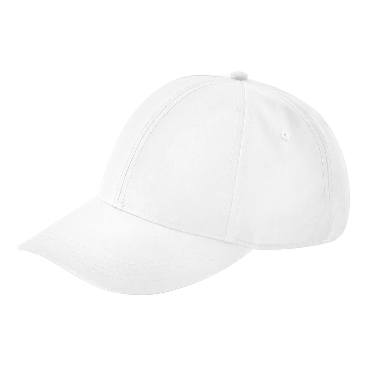 White - Back - Beechfield Lifestyle Water Resistant Baseball Cap