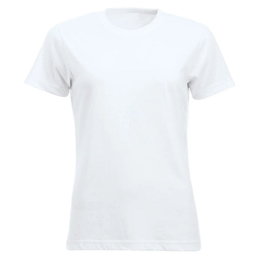 White - Front - Clique Womens-Ladies New Classic T-Shirt