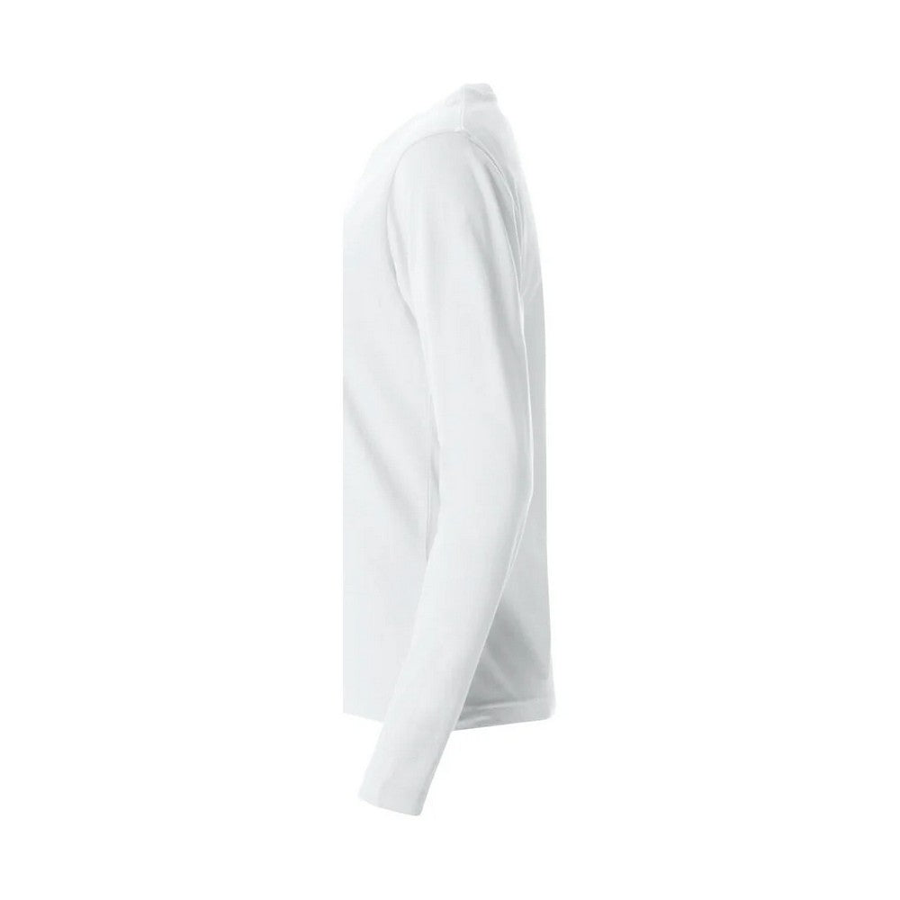 White - Lifestyle - Clique Womens-Ladies Basic Long-Sleeved T-Shirt