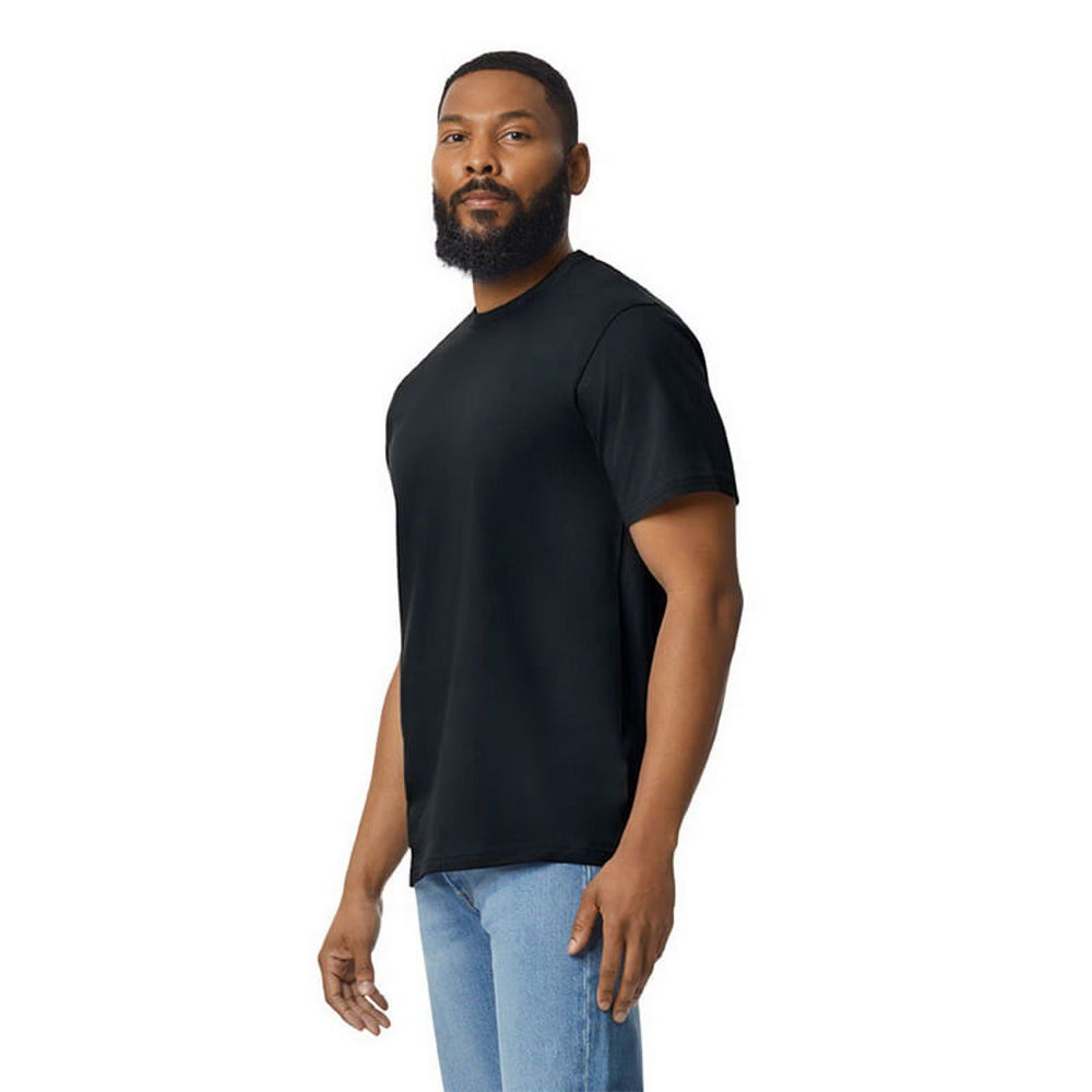 Pitch Black - Lifestyle - Gildan Mens Softstyle Enzyme Washed Midweight T-Shirt