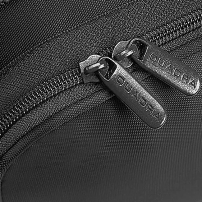 Black - Back - Quadra Duffle Holdall Travel Bag (34 Litres)