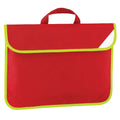 Classic Red - Front - Quadra Enhanced-Vis Book Bag - 4 Litres