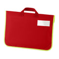 Classic Red - Back - Quadra Enhanced-Vis Book Bag - 4 Litres