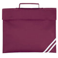 Burgundy - Front - Quadra Classic Book Bag - 5 Litres