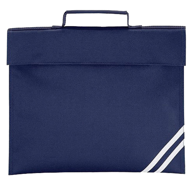 French Navy - Front - Quadra Classic Book Bag - 5 Litres