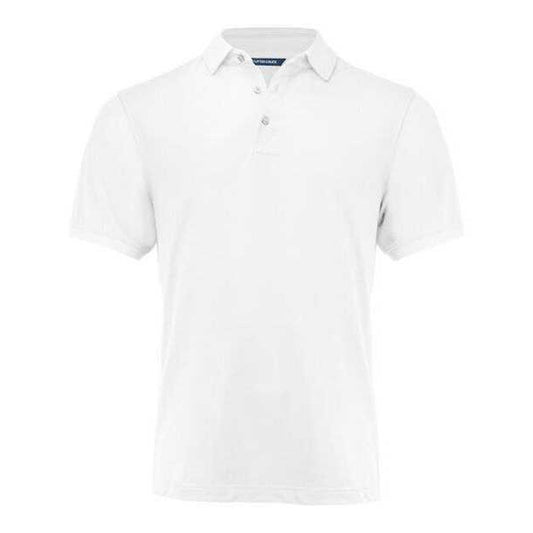 White - Front - Cutter & Buck Mens Virtue Polo Shirt
