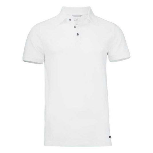 White - Front - Cutter & Buck Mens Advantage Polo Shirt