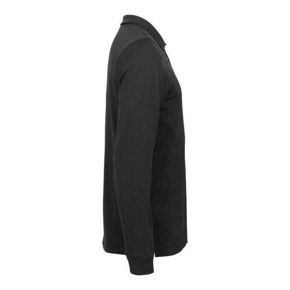 Black - Lifestyle - Cutter & Buck Mens Advantage Long-Sleeved Polo Shirt