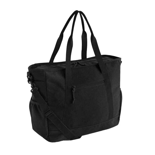 Black - Front - Bagbase Unisex Adult Ramble Tote Bag