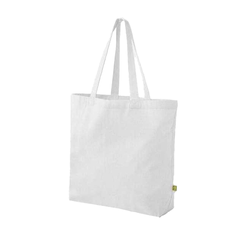 White - Back - Westford Mill EarthAware Organic Cotton Tote Bag