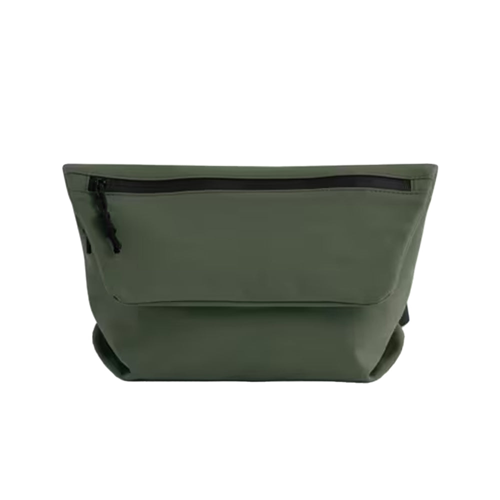 Pine Green - Side - Bagbase Minimal Lifestyle Mini Messenger Bag