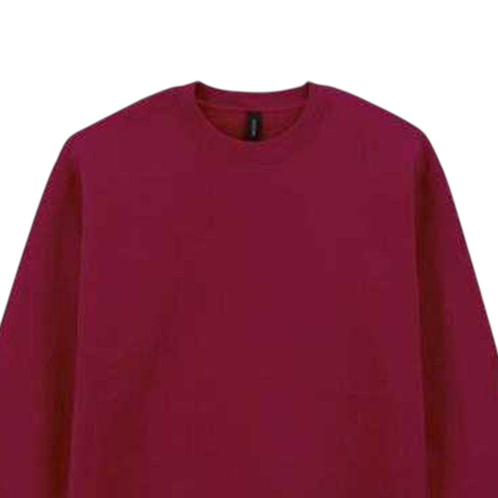 Garnet - Back - Gildan Mens Hammer Maxweight Crew Neck Sweatshirt