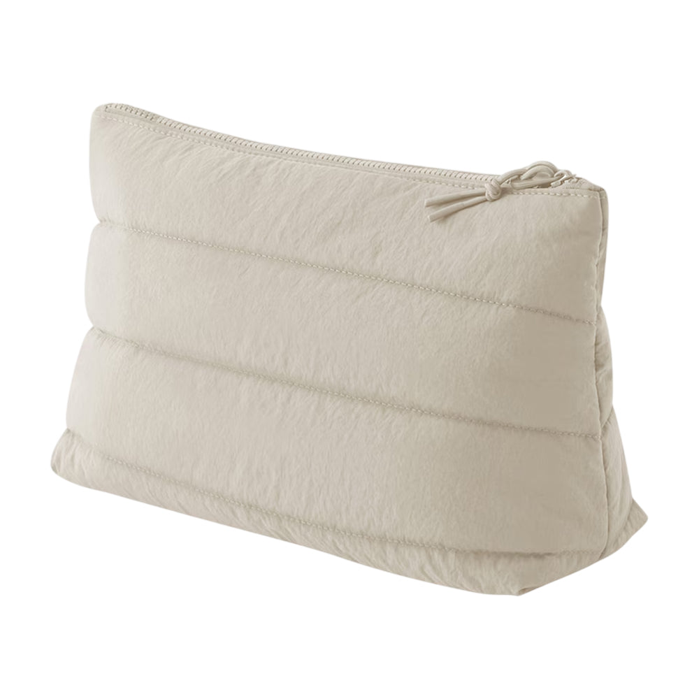 Natural Stone - Back - Bagbase Quilted Accessory Bag