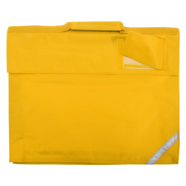Yellow - Front - Quadra Junior Book Bag - 5 Litres